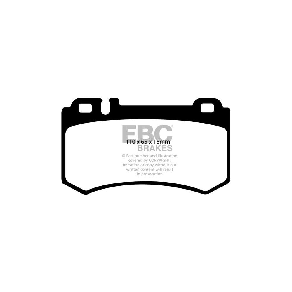 EBC Redstuff Brake Pads 110mm x 65mm DP31490C - Rear