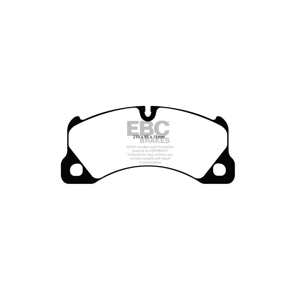 EBC Bluestuff NDX Brake Pads 210mm x 95mm DP51835NDX - Front