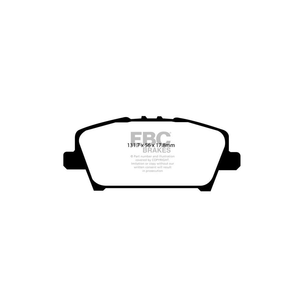 EBC Yellowstuff Brake Pads 132mm x 56mm DP41901R - Front