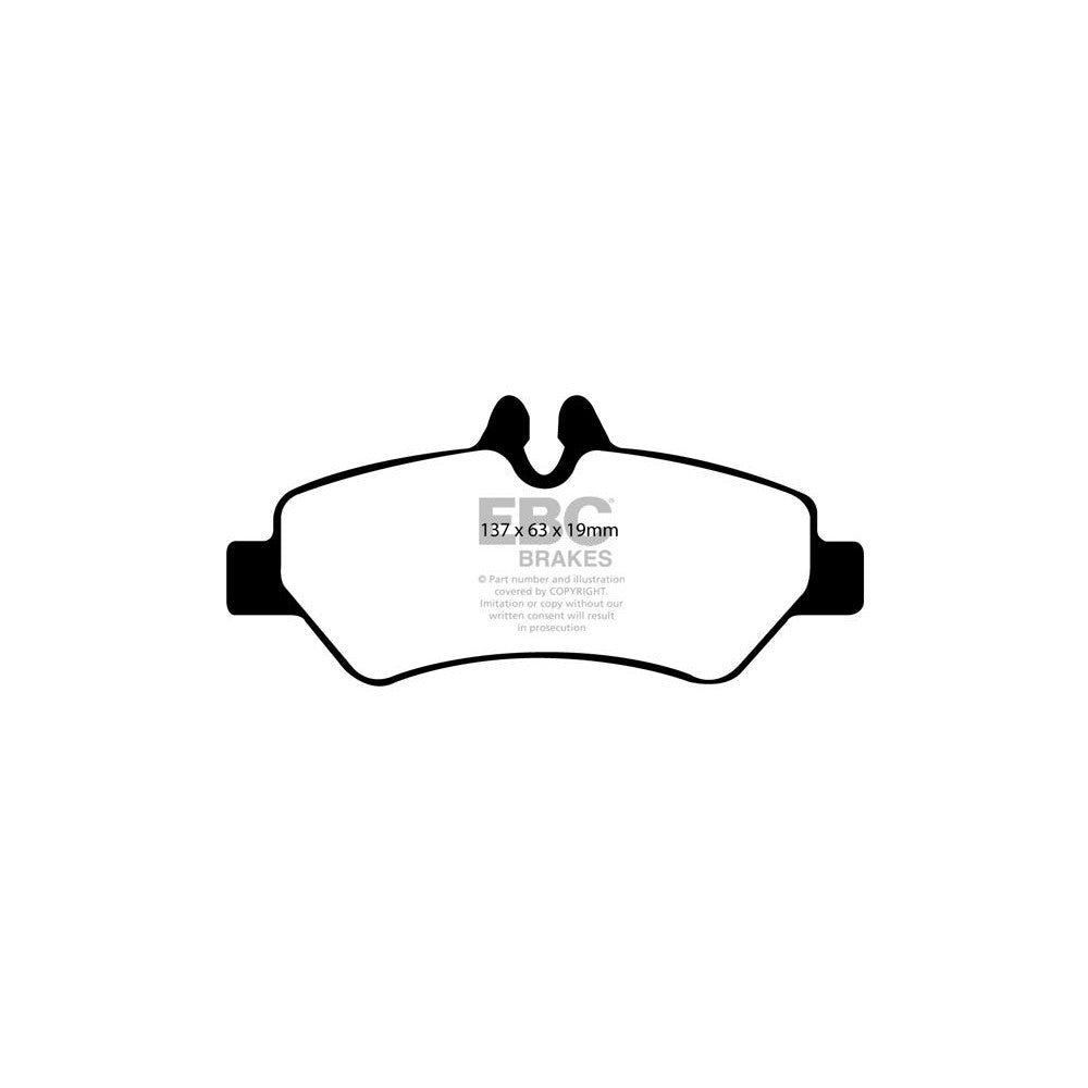 EBC Ultimax Brake Pads 137mm x 63mm DP1927 - Rear