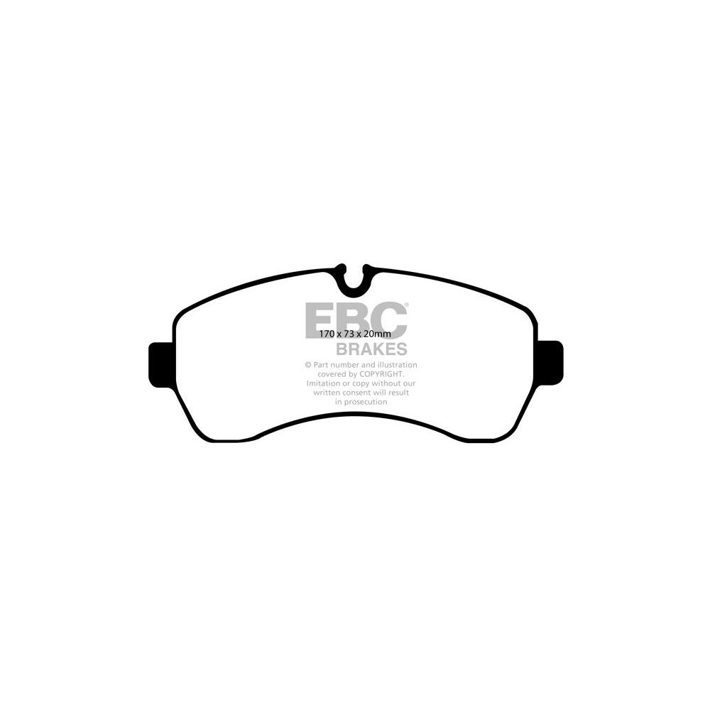 EBC Ultimax Brake Pads 170mm x 73mm DP1928 - Front