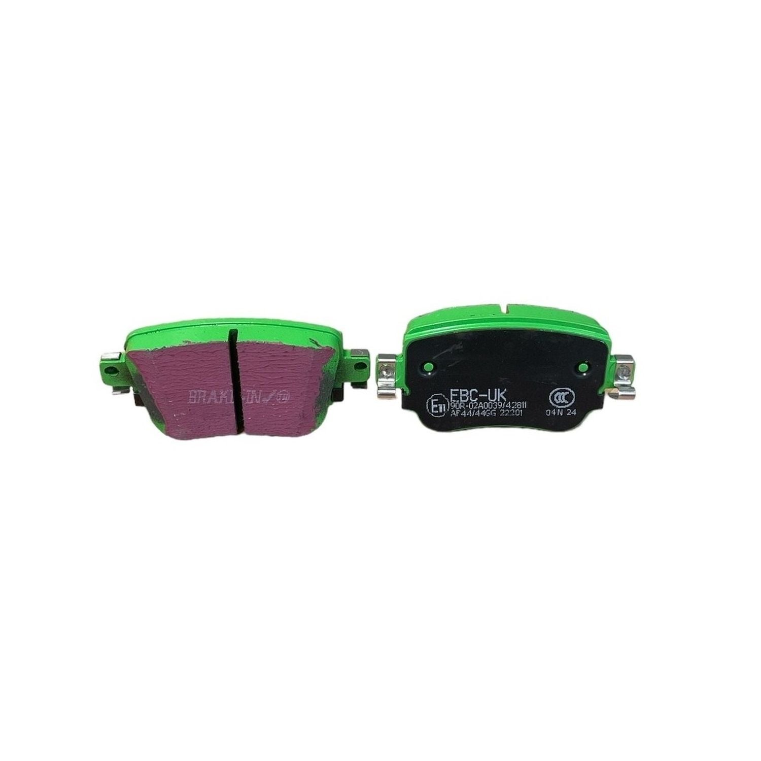 EBC Greenstuff 2000 Brake Pads 104.1mm x 53.1mm DP22201 - Rear