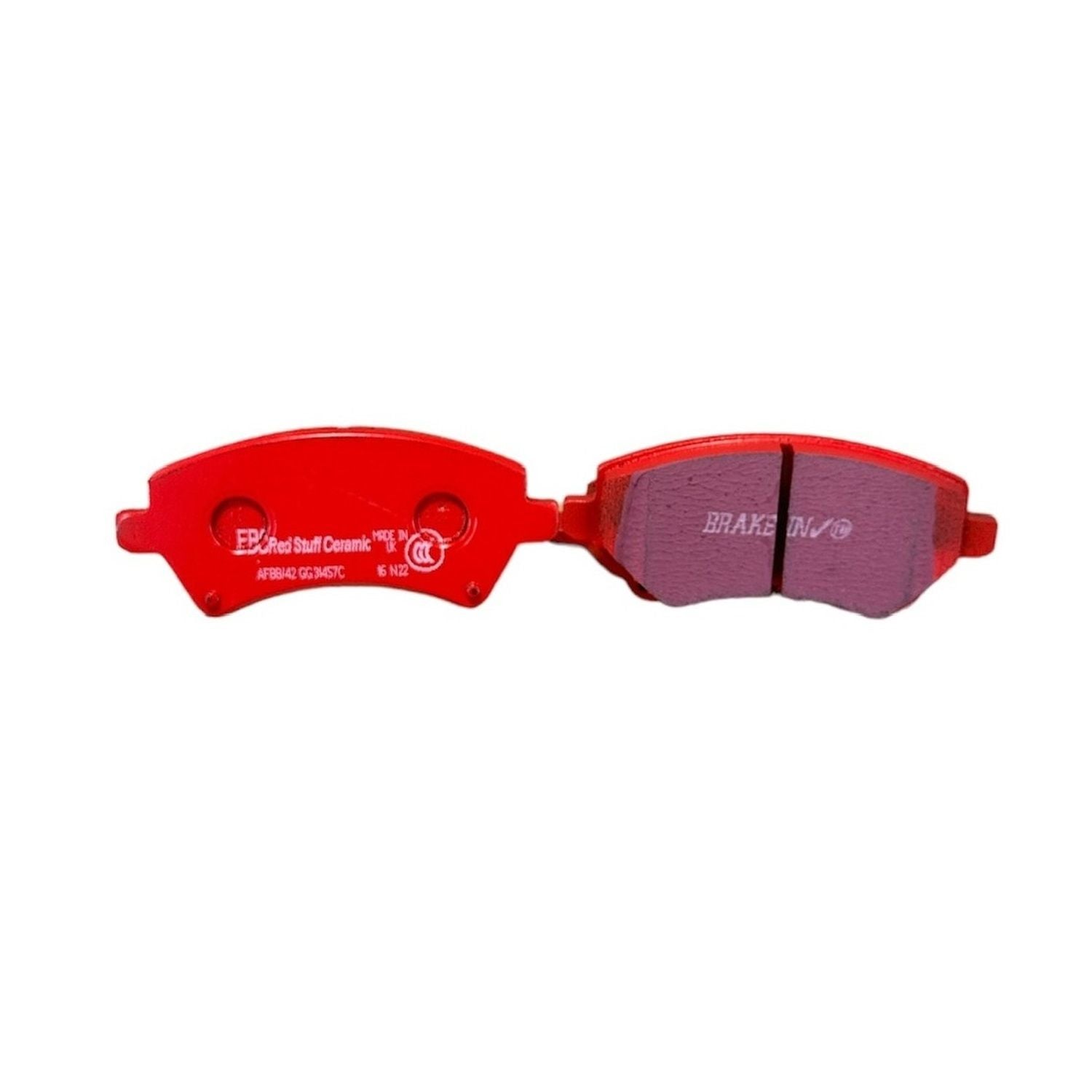 EBC Redstuff Brake Pads 131mm x 57mm DP31457C - Front