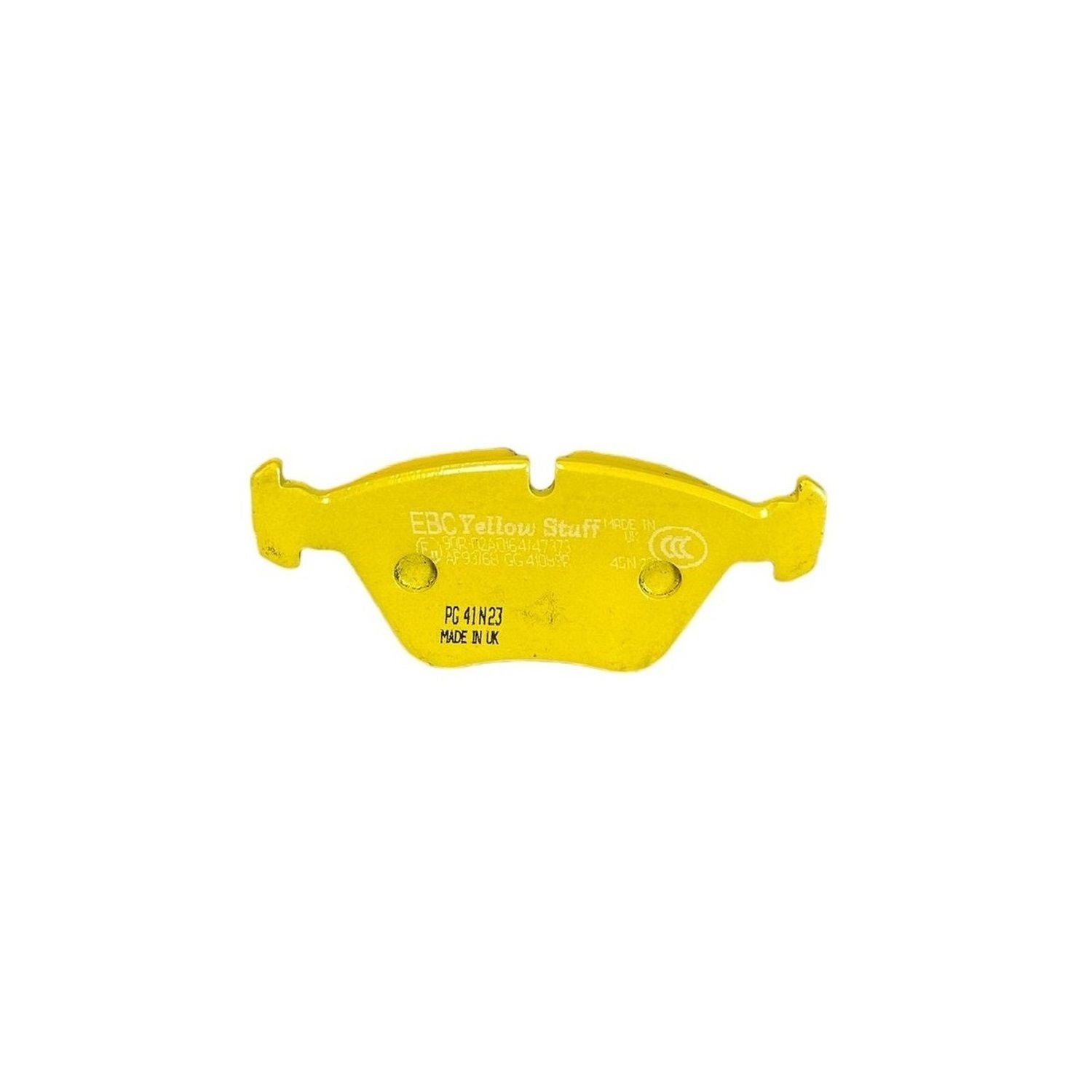 EBC Yellowstuff Brake Pads 156mm x 64mm DP41089R - Front