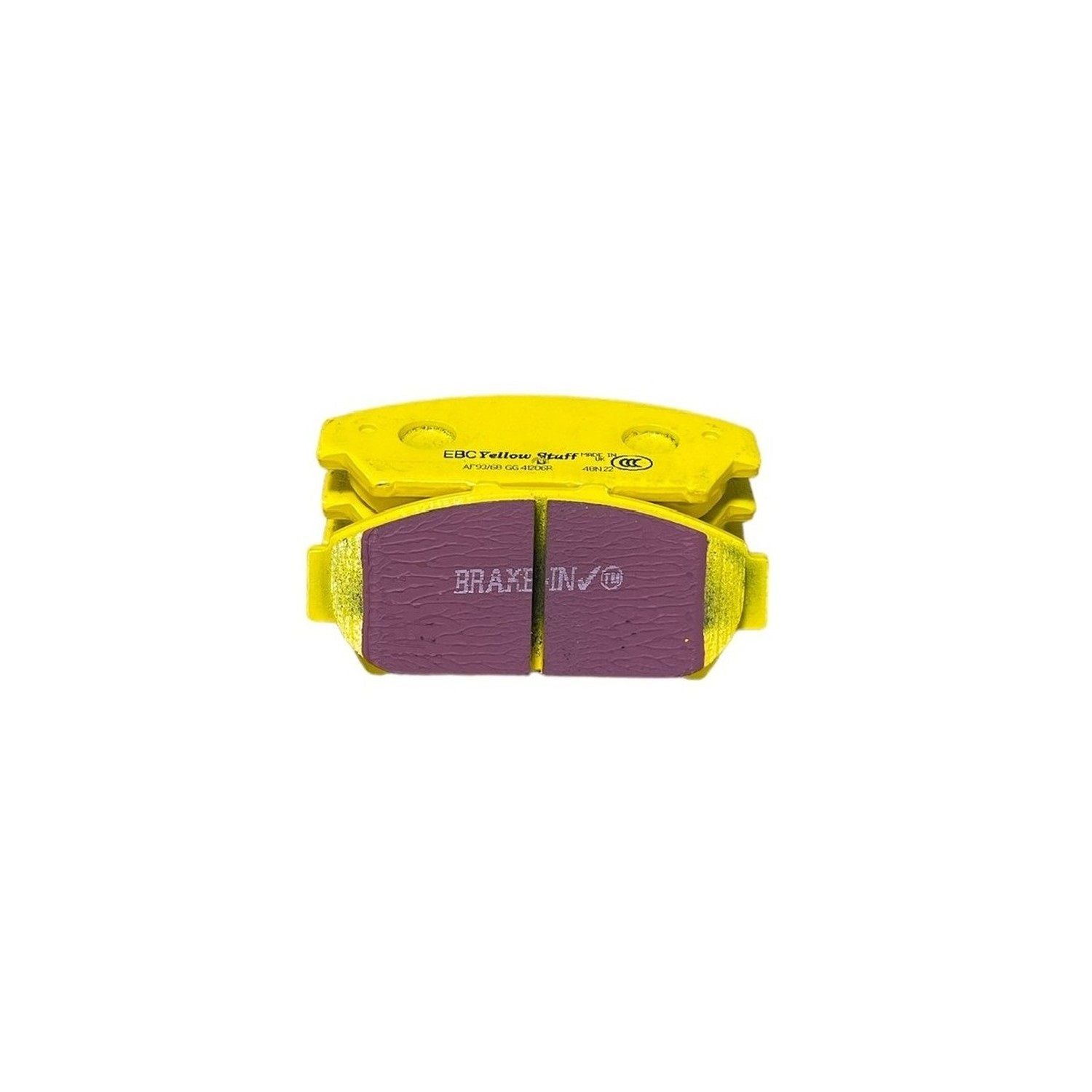 EBC Yellowstuff Brake Pads 129mm x 55mm DP41206R - Front