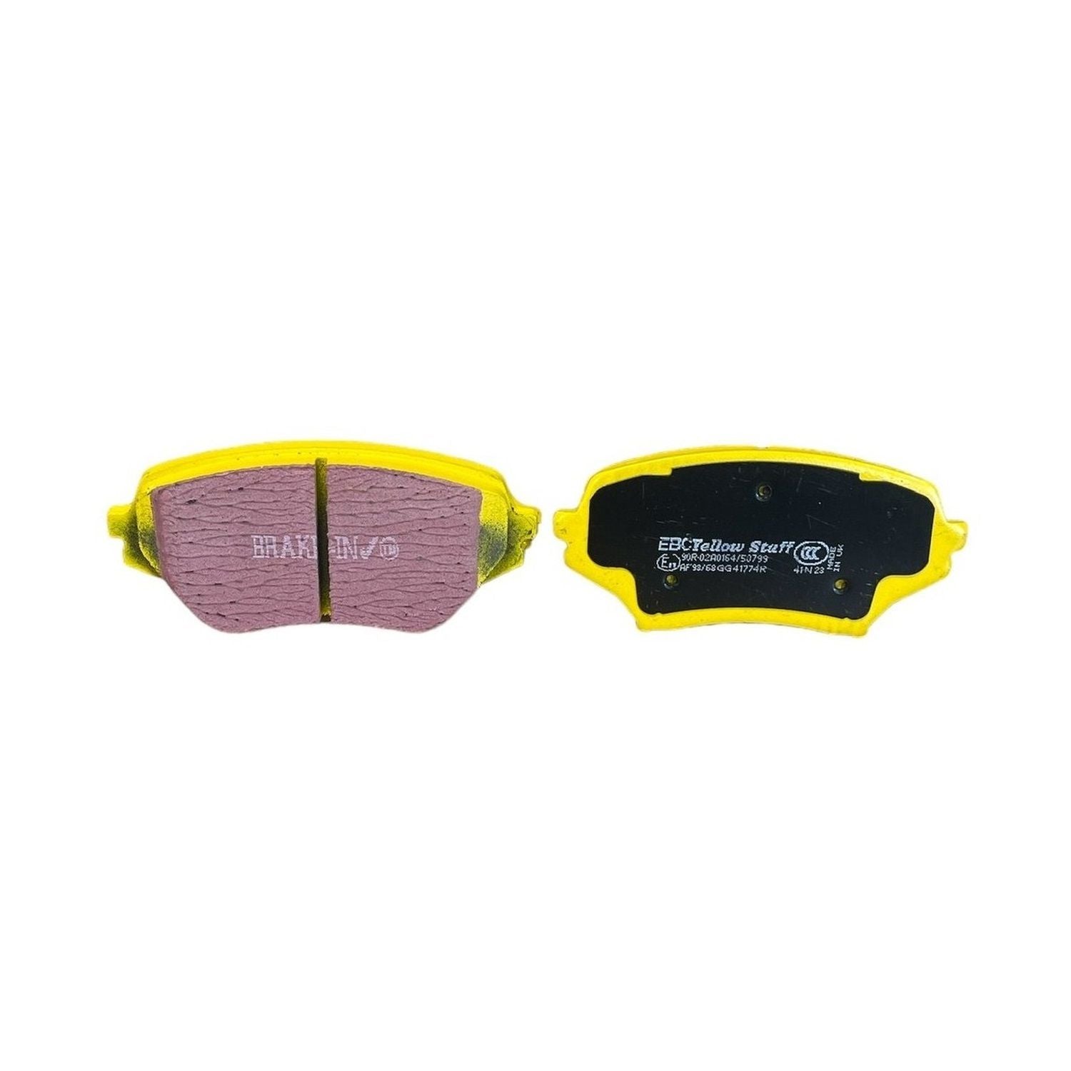 EBC Yellowstuff Brake Pads 123mm x 58mm DP41774R - Front