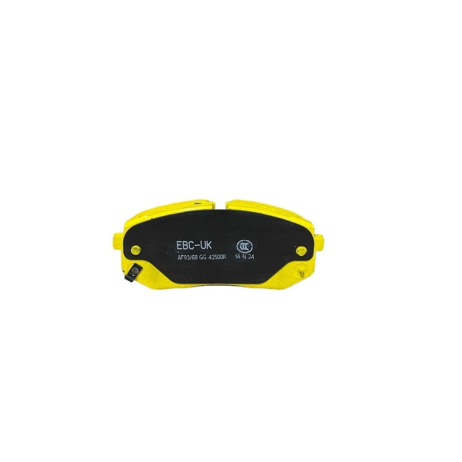 EBC Yellowstuff Brake Pads 137.5mm x 61.6mm DP42500R - Front