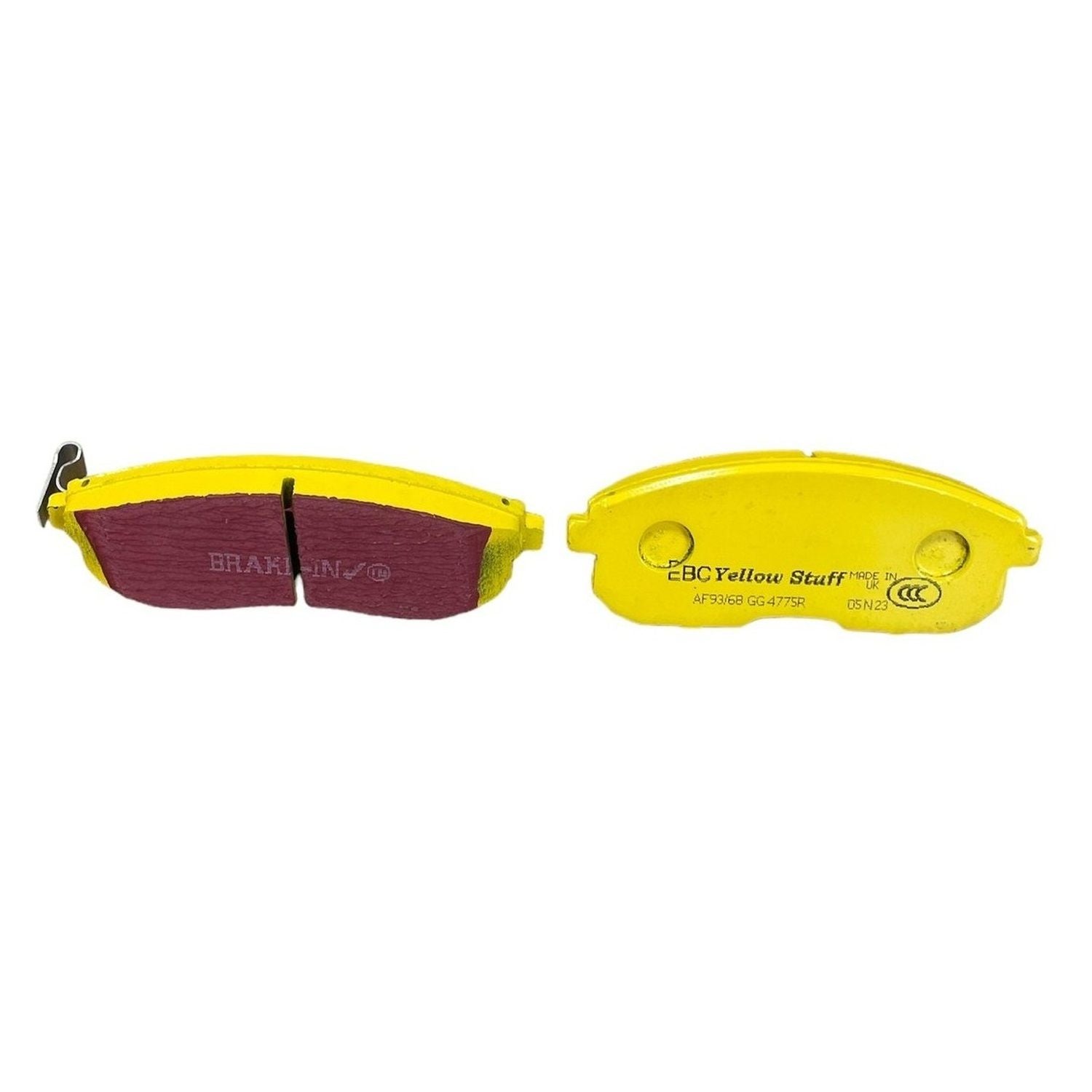 EBC Yellowstuff Brake Pads 137mm x 53mm DP4775R - Front