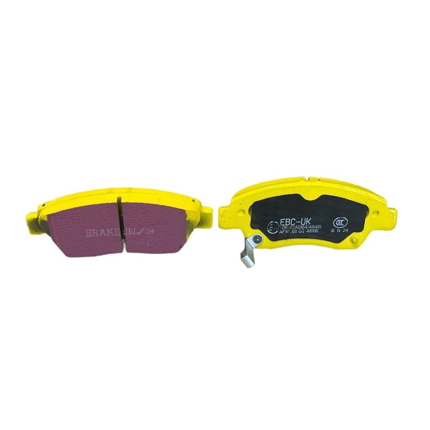 EBC Yellowstuff Brake Pads 136mm x 57mm DP4891R - Front