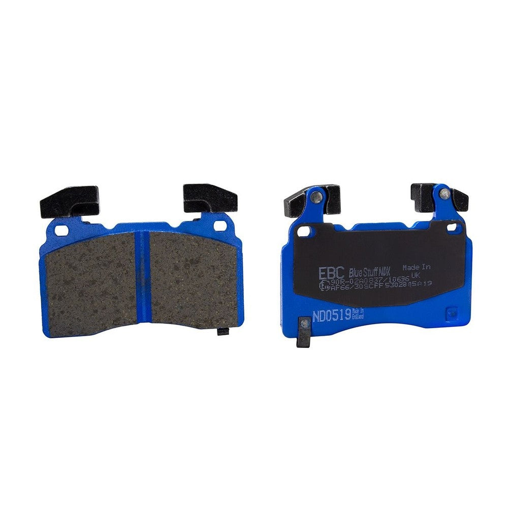 EBC Bluestuff NDX Brake Pads 131.8mm x 97.1mm DP53028NDX - Front
