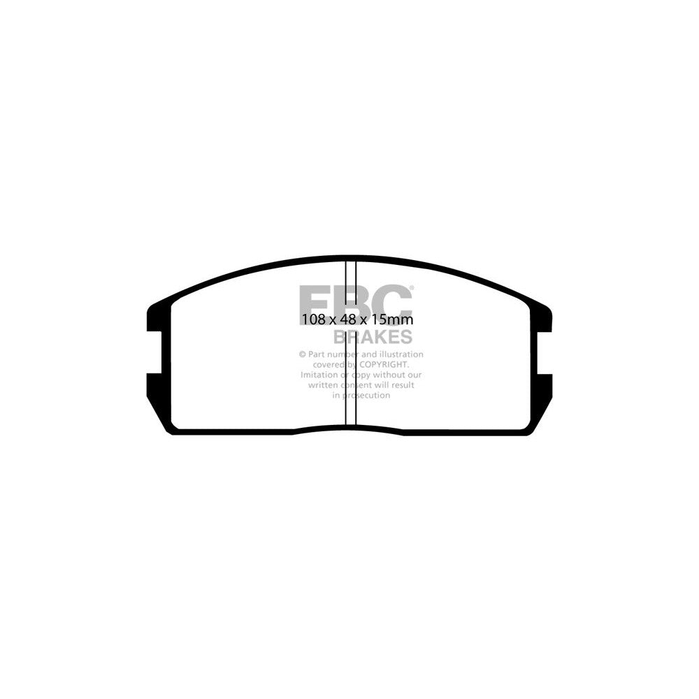 EBC Ultimax Brake Pads 108mm x 48mm DP537 - Front