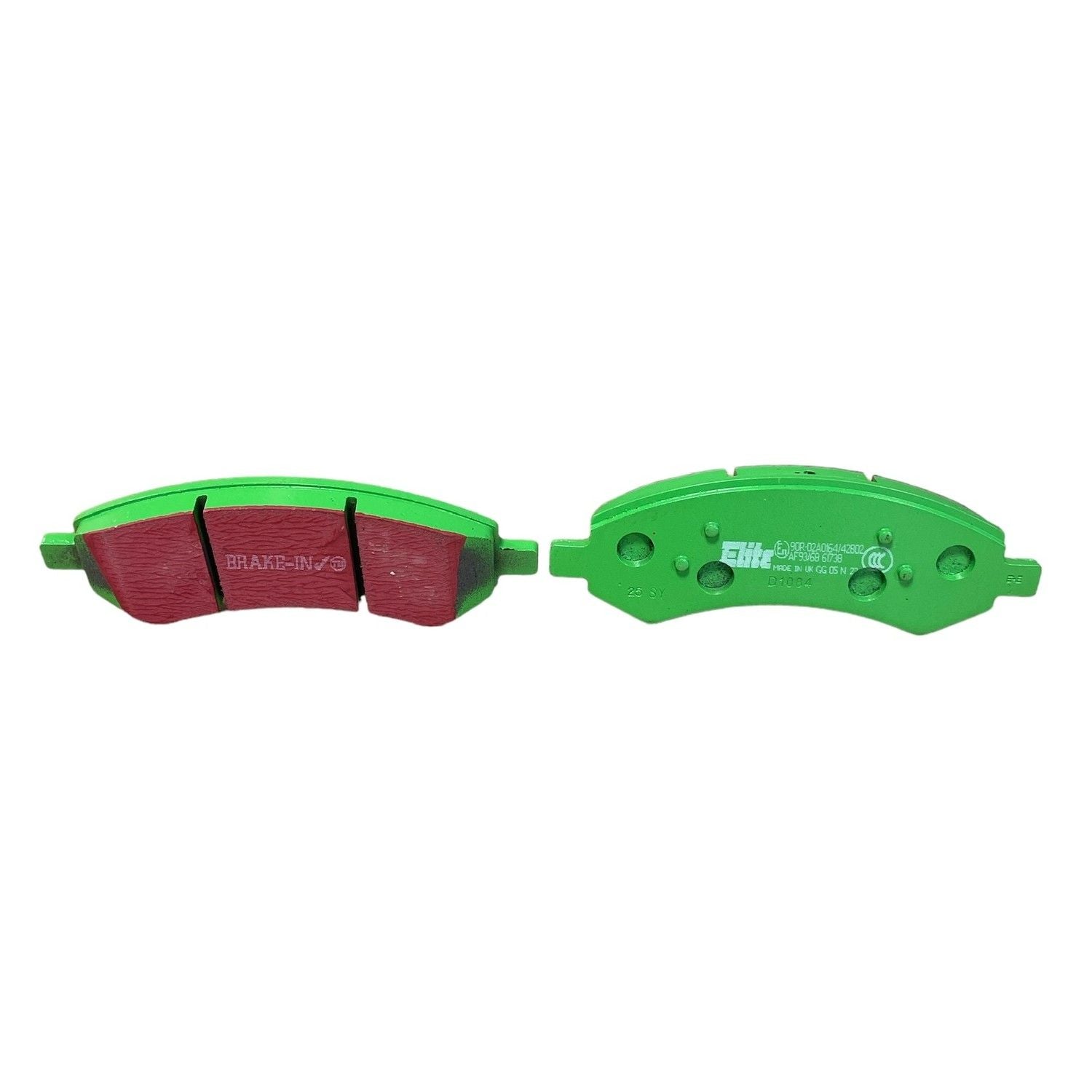 EBC Greenstuff 6000 Brake Pads 178mm x 61mm DP61738 - Front