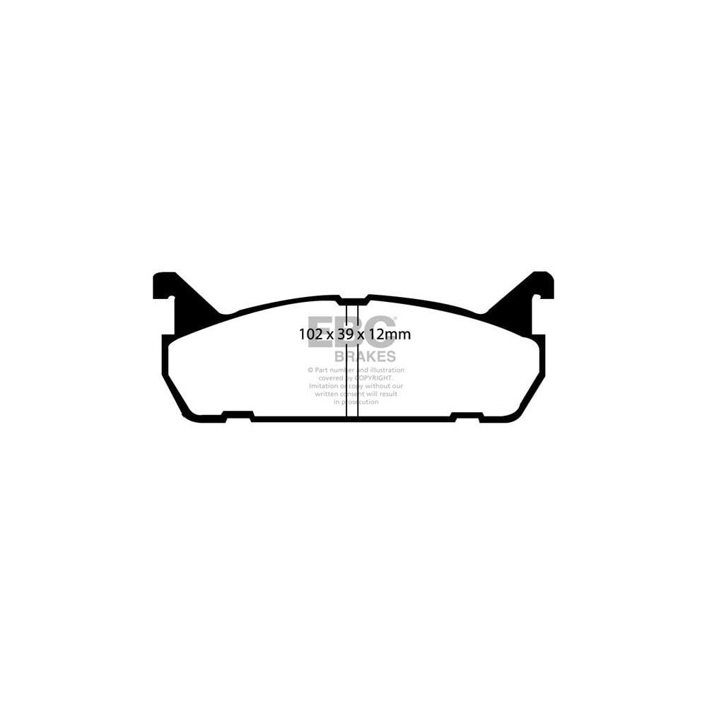 EBC Ultimax Brake Pads 102mm x 39mm DP828 - Rear