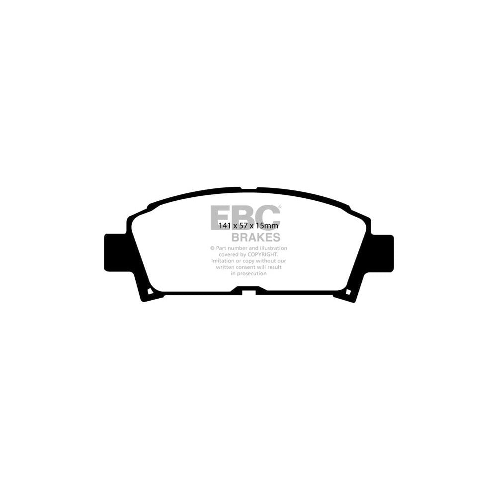 EBC Ultimax Brake Pads 141mm x 57mm DP995 - Front