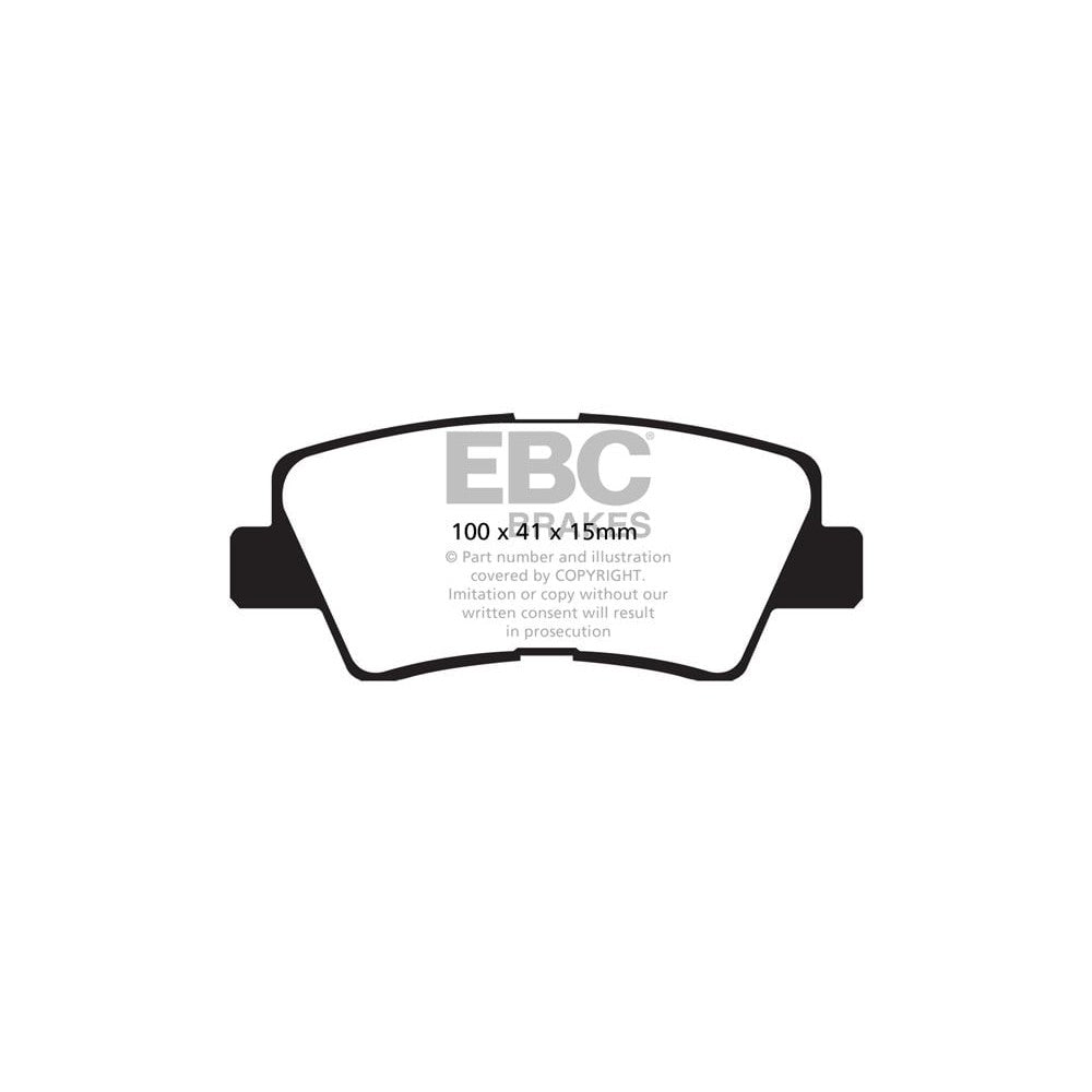 EBC Ultimax Brake Pads 100mm x 41mm DPX2031 - Rear
