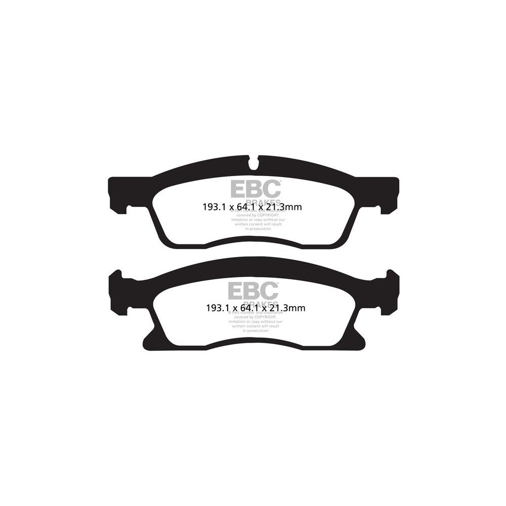 EBC Ultimax Brake Pads 193mm x 64mm DPX2136 - Front