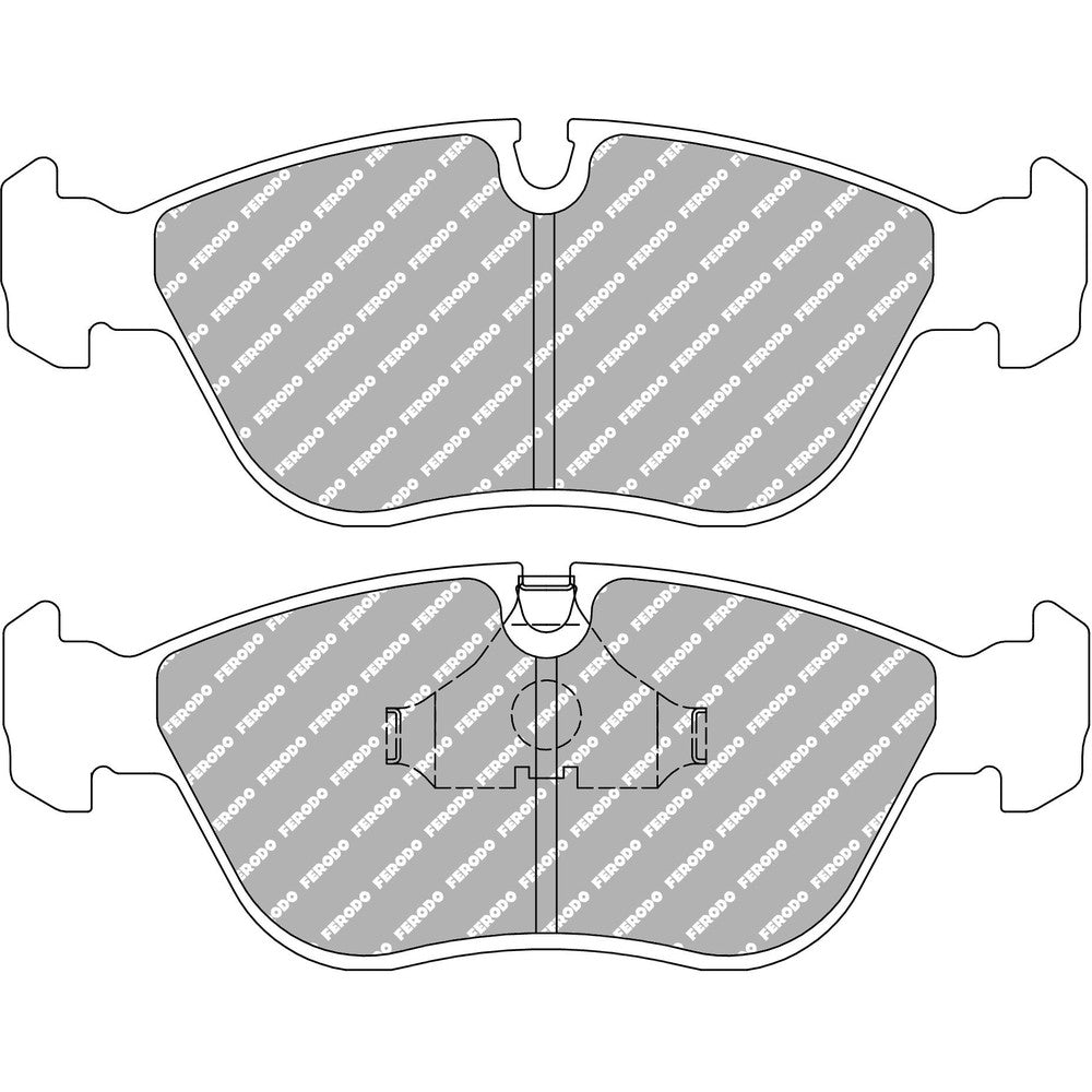 Ferodo DS3000 Brake Pads 156.4mm x 58.7mm FCP1285R - Front