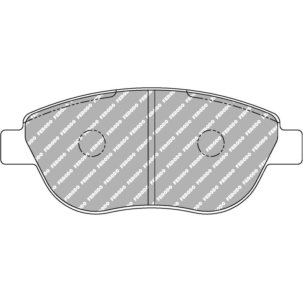 Ferodo DS UNO Brake Pads 137mm x 57.4mm FCP1467Z - Front