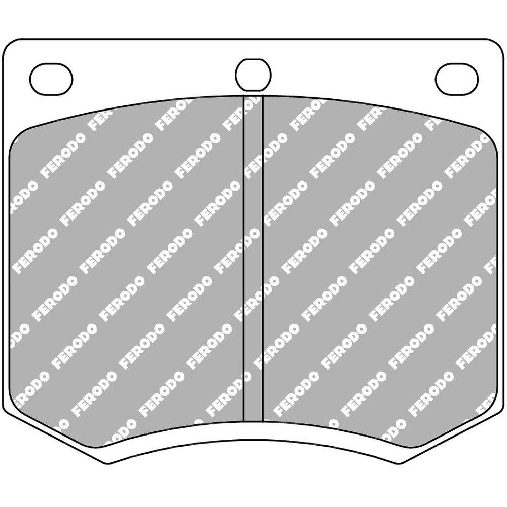 Ferodo DS3000 Brake Pads 78.1mm x 67mm FCP167R - Front