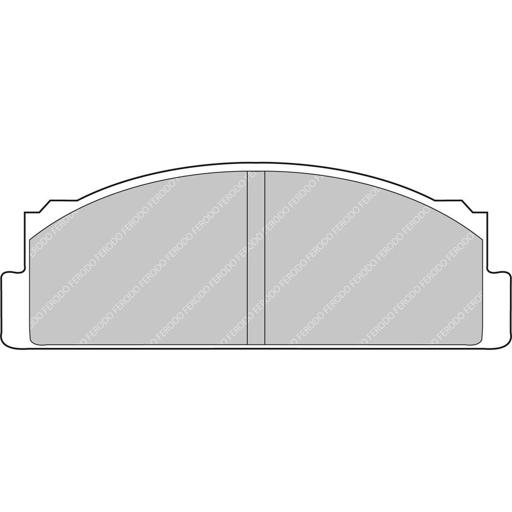 Ferodo DS2500 Brake Pads 109mm x 39mm FCP22H