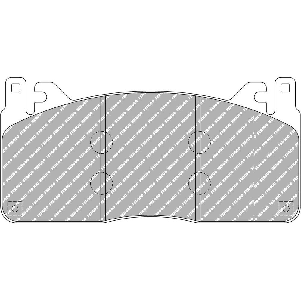 Ferodo DS2500 Brake Pads 189.2mm x 92.7mm FCP4835H - Front