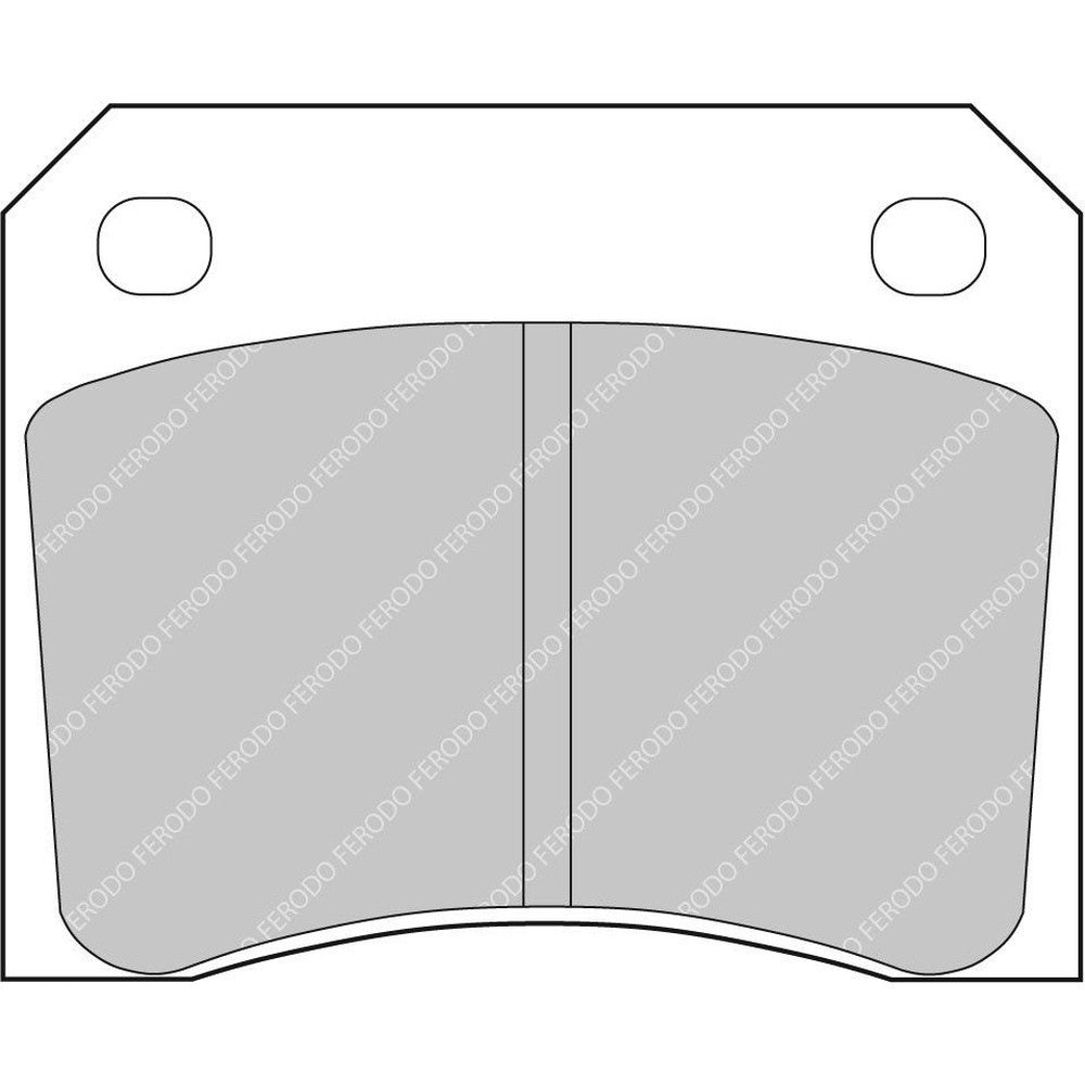 Ferodo DS3000 Brake Pads 80.9mm x 65mm FCP815R - Rear