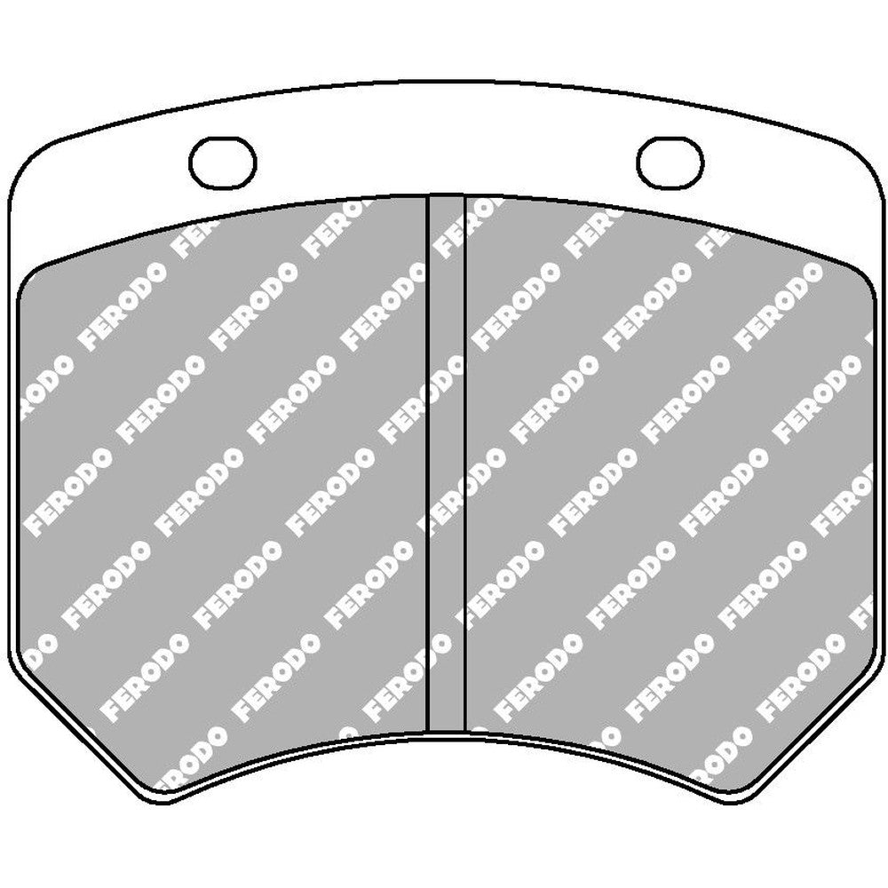 Ferodo DS2500 Brake Pads 70mm x 57.9mm FCP825H