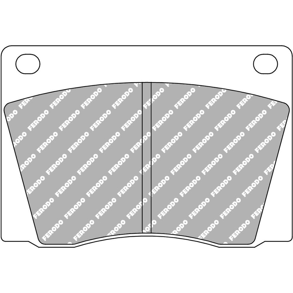 Ferodo DS2500 Brake Pads 98.4mm x 68mm FCP9H - Front