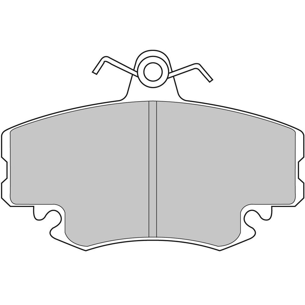 Ferodo DS Performance Brake Pads 100mm x 65mm FDS845 - Front
