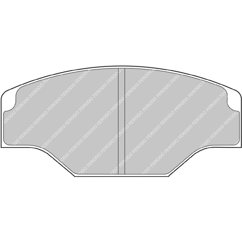 Ferodo DS3000 Brake Pads 113.5mm x 52mm FRP201R - Front
