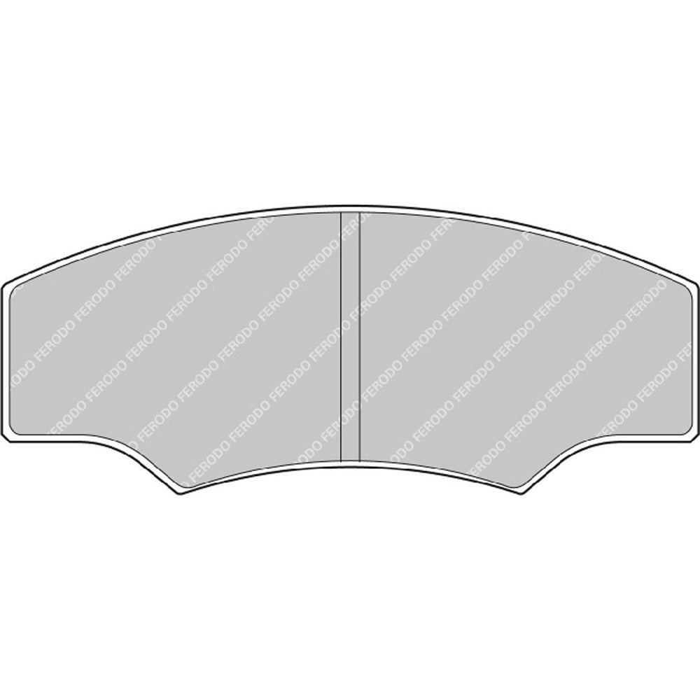 Ferodo DS2500 Brake Pads 113.6mm x 47mm FRP218H - Front