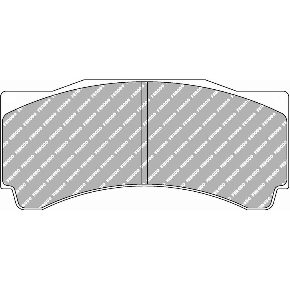 Ferodo DS UNO Brake Pads  152.1mm x 68.9mm FRP3014ZB - Front