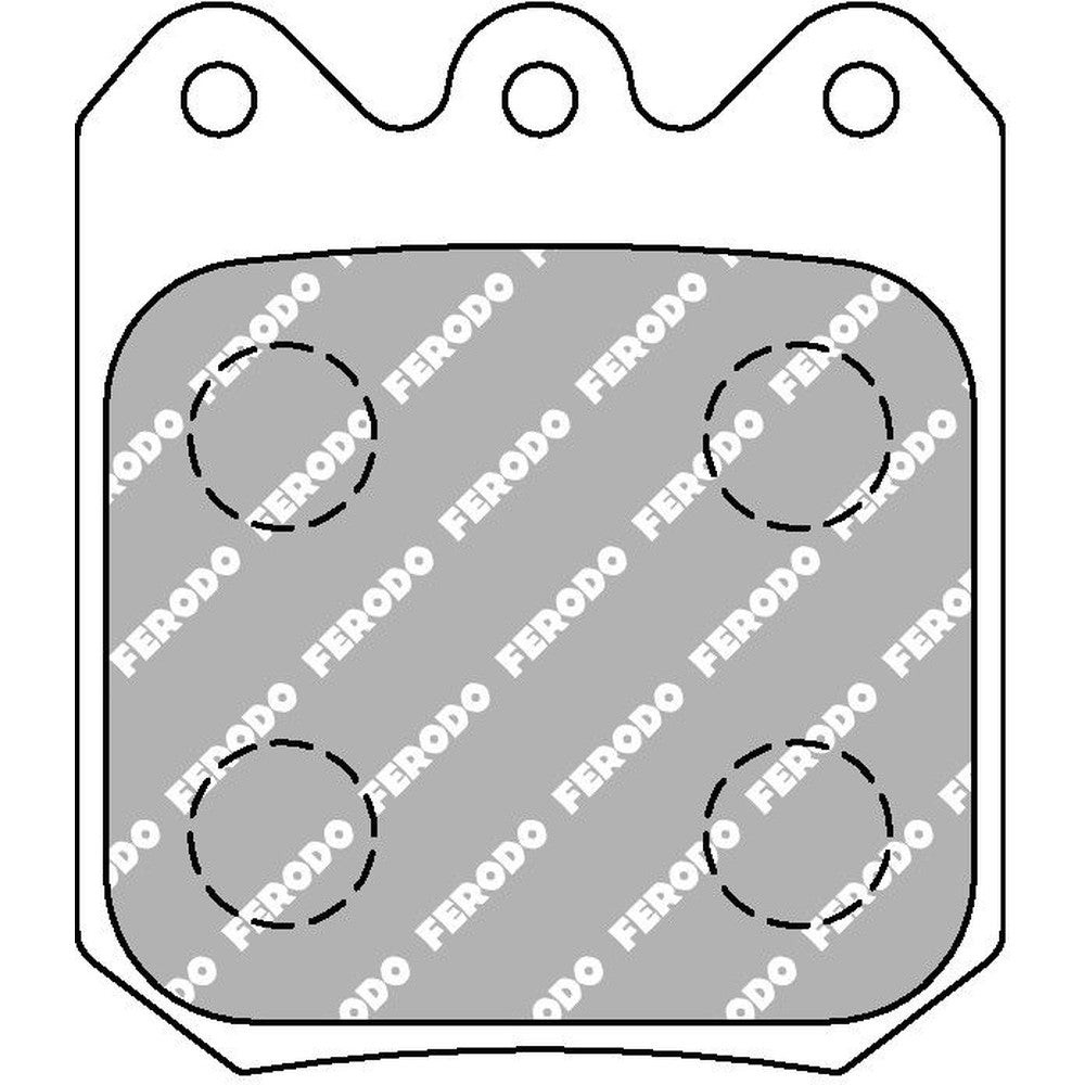Ferodo DS3000 Brake Pads 50.3mm x 58mm FRP3104R