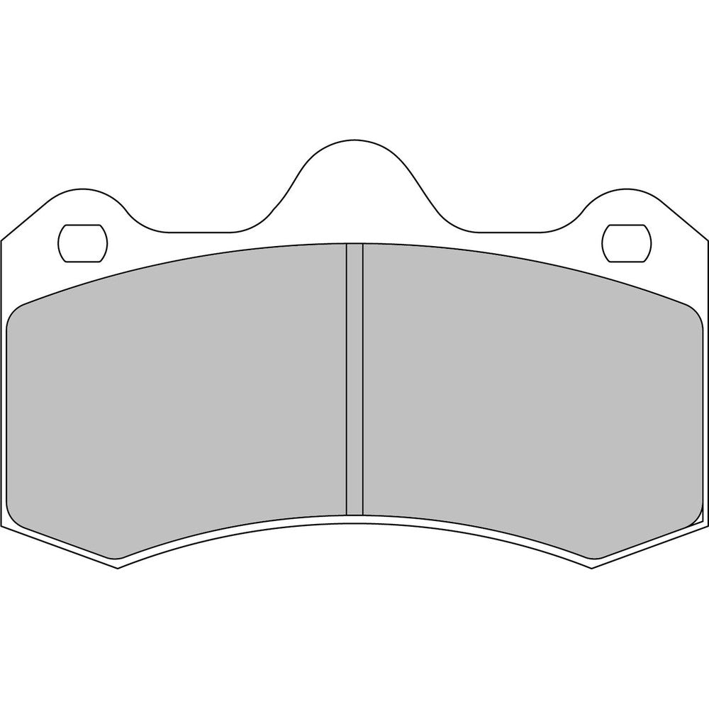 Ferodo DS2500 Brake Pads 130.3mm x 78mm FRP3107H - Front