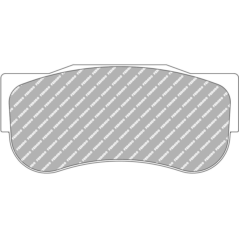Ferodo DS3.12 Brake Pads  163.1mm x 74.4mm FRP3155GB - Front