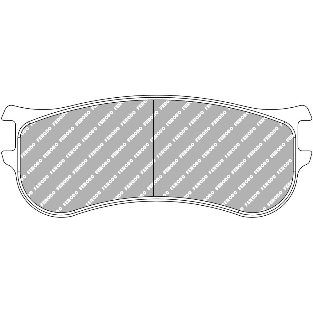 Ferodo DS3.12 Brake Pads 143.7mm x 56.9mm FRP3163G - Front