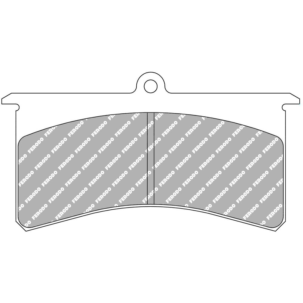 Ferodo DS3000 Brake Pads 133mm x 71.1mm FRP501R - Front
