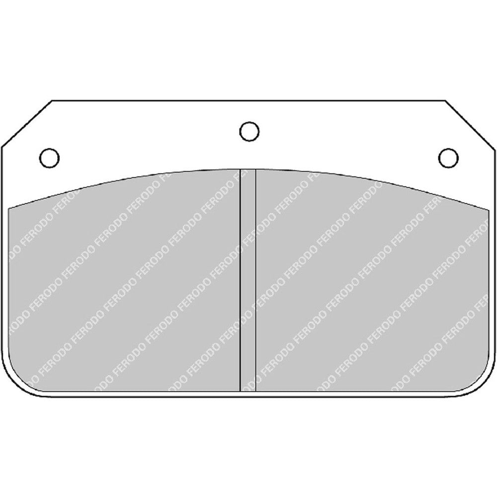 Ferodo DS3000 Brake Pads 100.7mm x 60mm FRP502R
