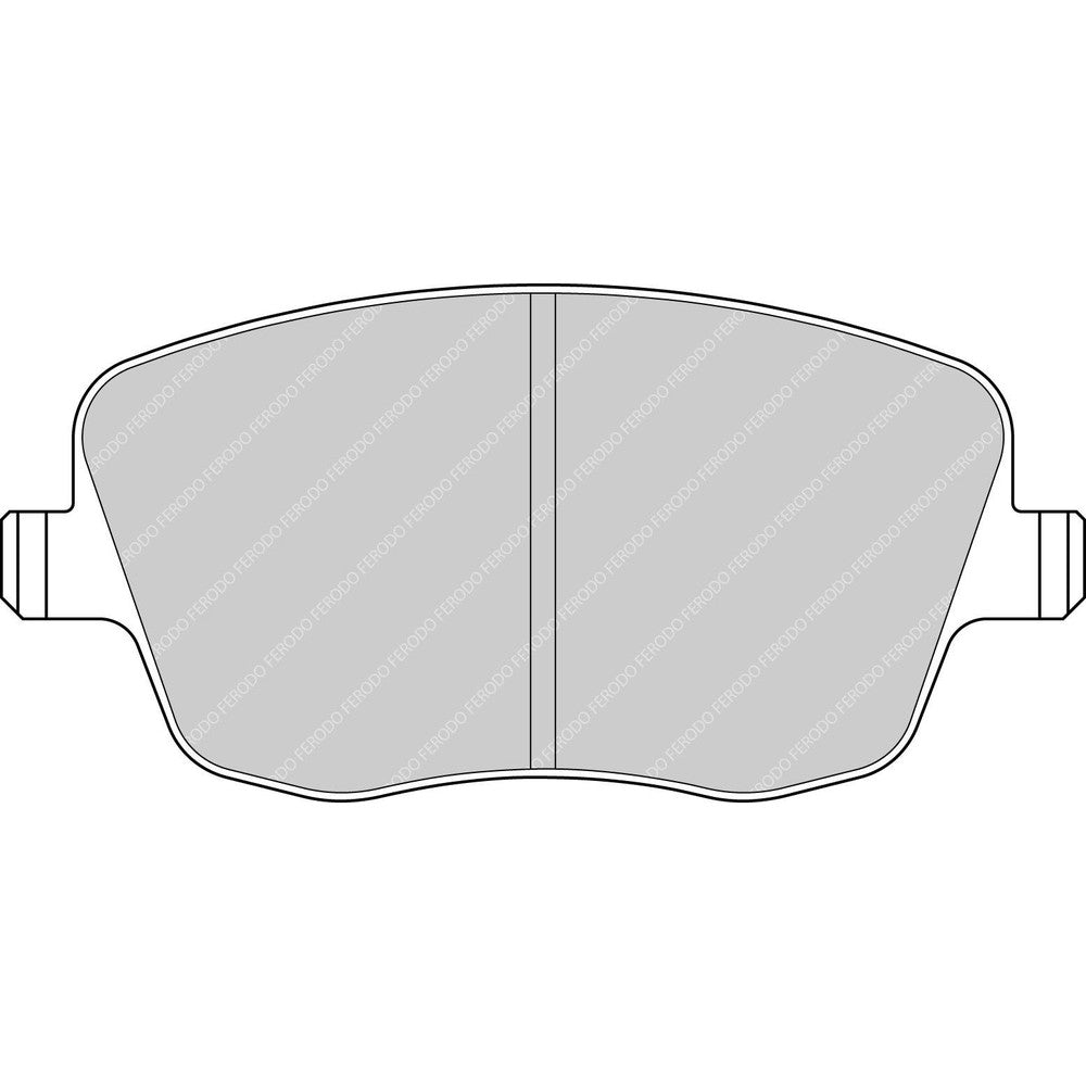Ferodo DS2500 Brake Pads 132mm x 62.3mm FCP1419H - Front