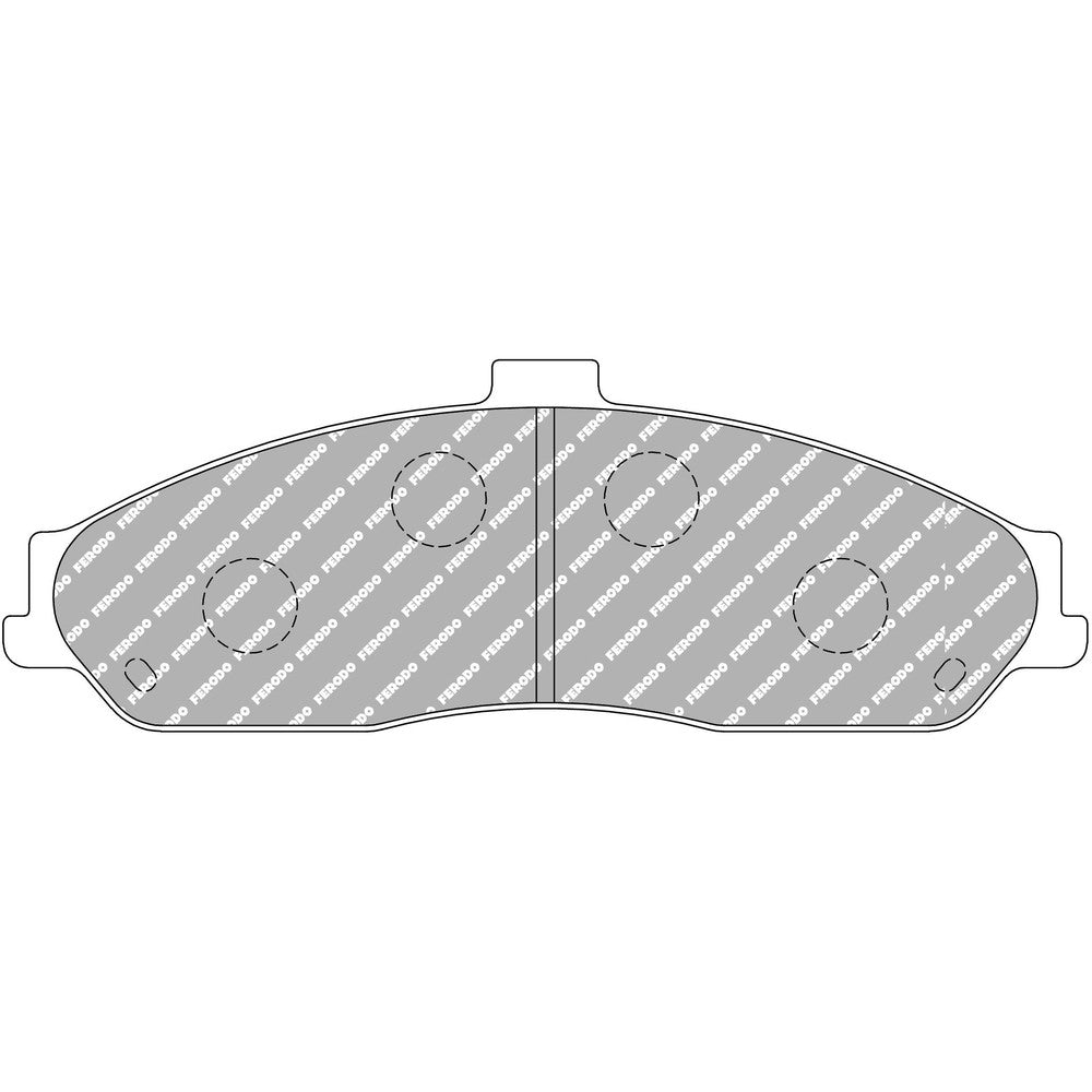 Ferodo DS1.11 Brake Pads 183.8mm x 63mm FCP1553W - Front