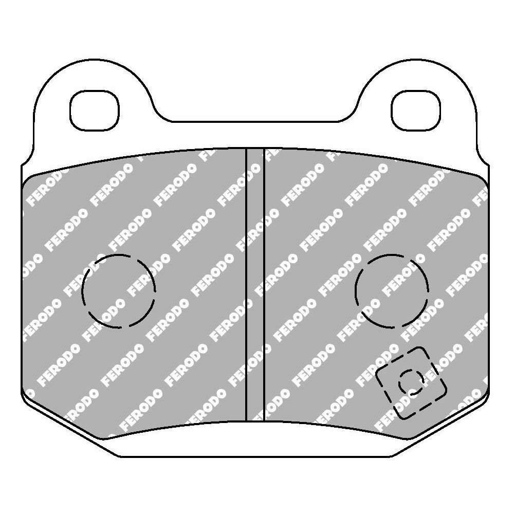 Ferodo DS Uno Brake Pads 77.6mm x 66mm FCP1562Z
