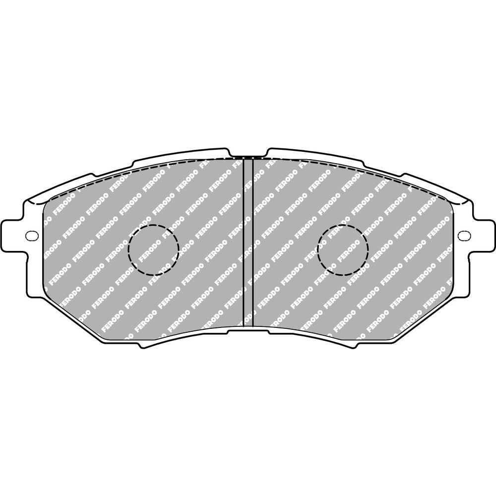 Ferodo DS2500 Brake Pads 157.2mm x 63.5mm FCP1984H - Front