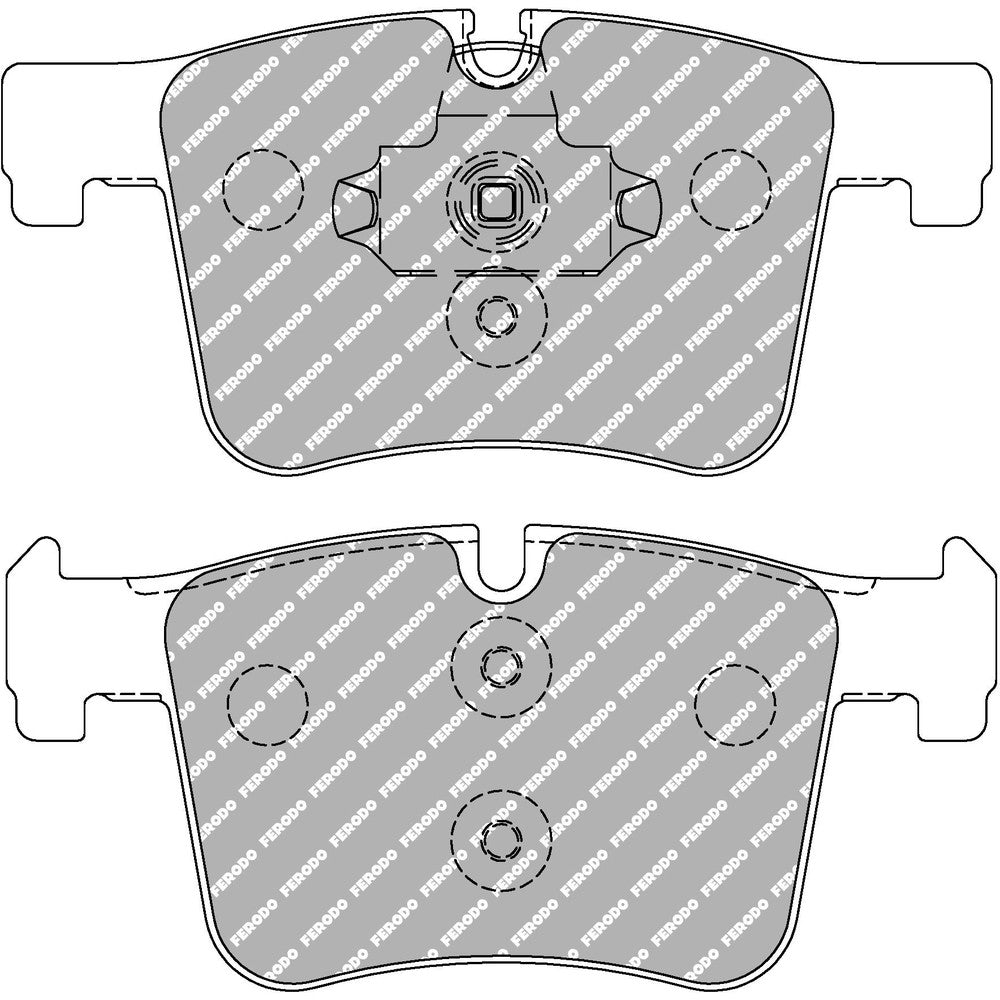 Ferodo DS2500 Brake Pads 148.45mm x 70mm FCP4394H - Front
