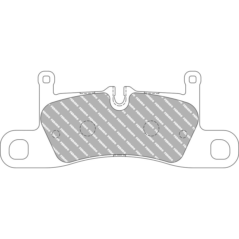 Ferodo DS2500 Brake Pads 187.7mm x 76.4mm FCP4424H - Rear