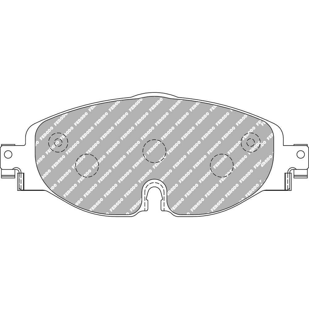 Ferodo DS2500 Brake Pads 160.3mm x 64.5mm FCP4433H - Front