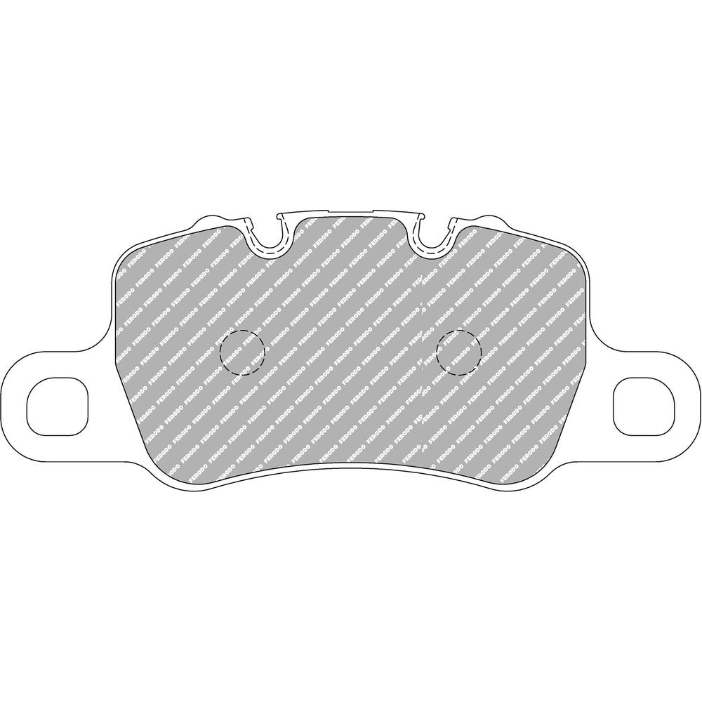 Ferodo DS Uno Brake Pads 187.7mm x 75.3mm FCP4665ZB - Rear
