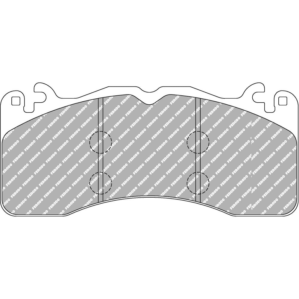 Ferodo DS2500 Brake Pads 189.8mm x 85mm FCP4711H - Front