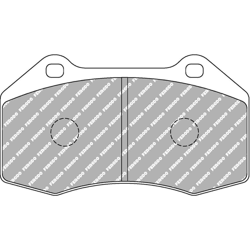 Ferodo DS2500 Brake Pads 124.8mm x 70.7mm FCP4821H - Front