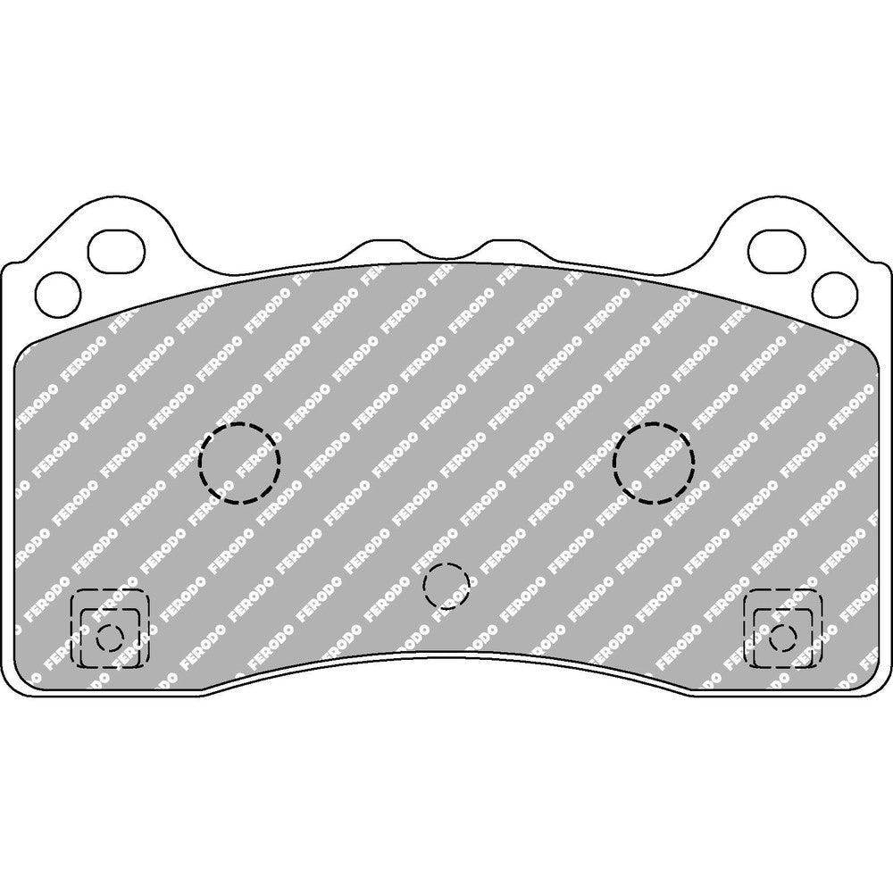 Ferodo DS2500 Brake Pads 137.8mm x 77.9mm FCP4830H - Front