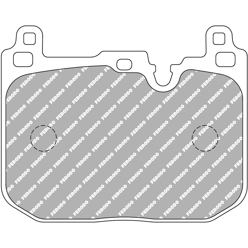 Ferodo DS Uno Brake Pads 114.5mm x 91.2mm FCP4872Z - Front